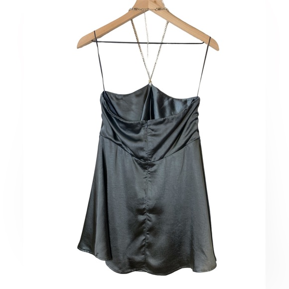 NWT REVOLVE MORE TO COME Talia Diamond Dress in Grey. Size Large - Picture 6 of 11